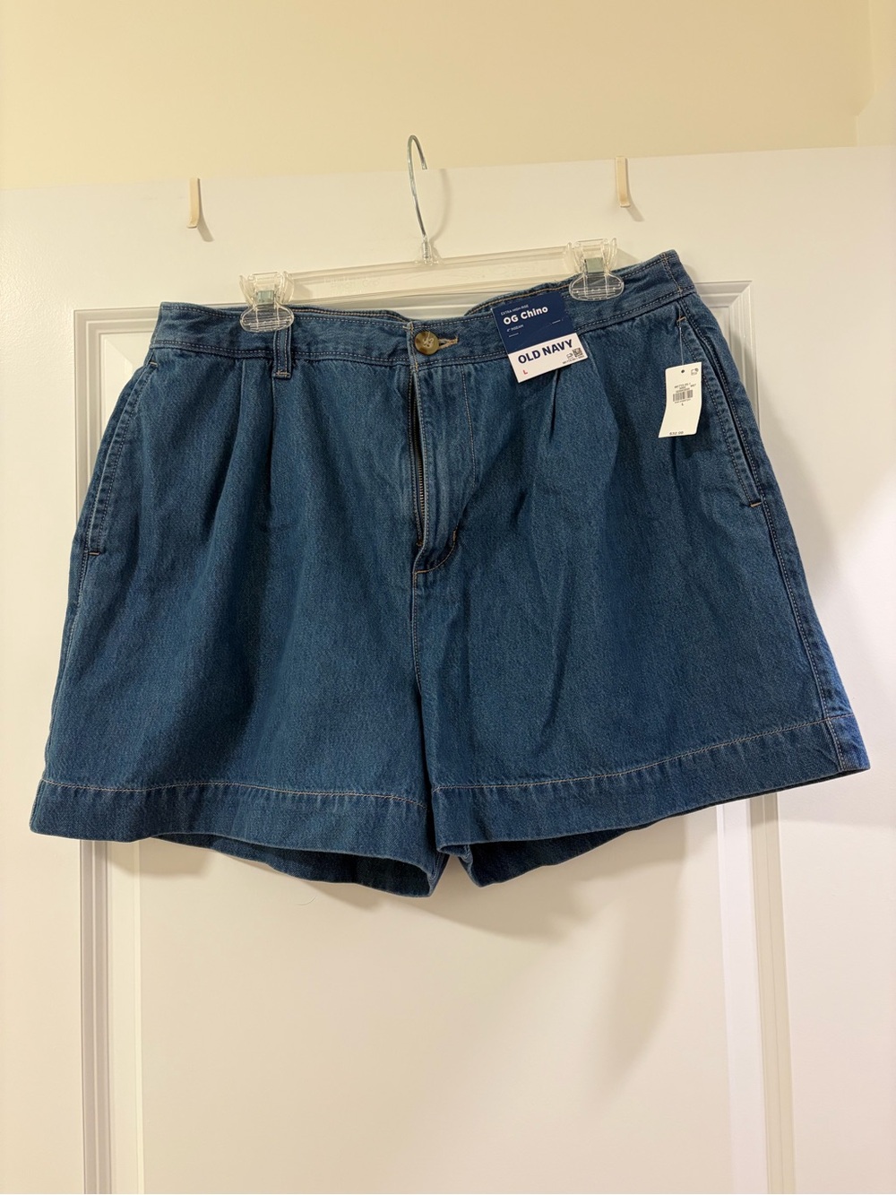 NWT Old Navy Blue OG Chino Denim Shorts